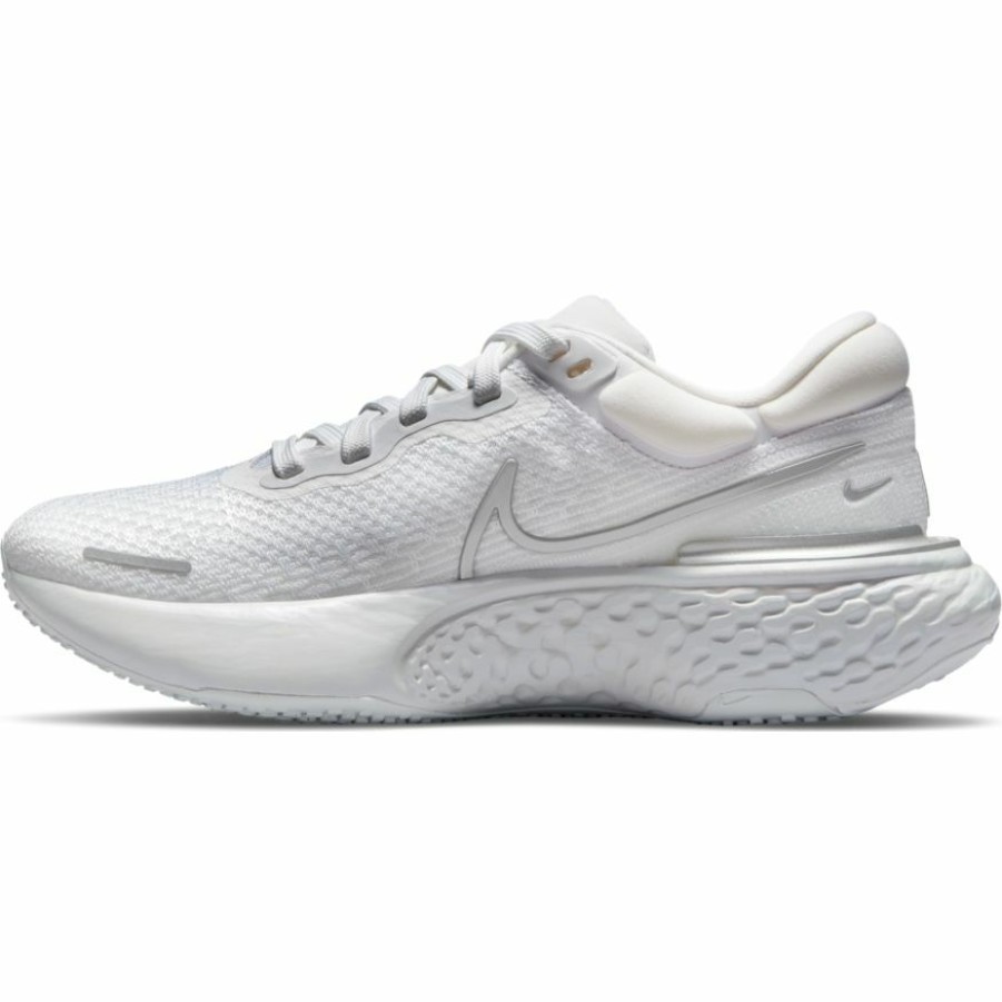 Footwear * | Nike Women'S Zoomx Invincible Run Flyknit (101 White/Metallic Silver/Pure Platinum)