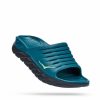 Footwear * | Hoka Men'S Ora Recovery Slide (Bcbt Blue Coral/Butterfly)