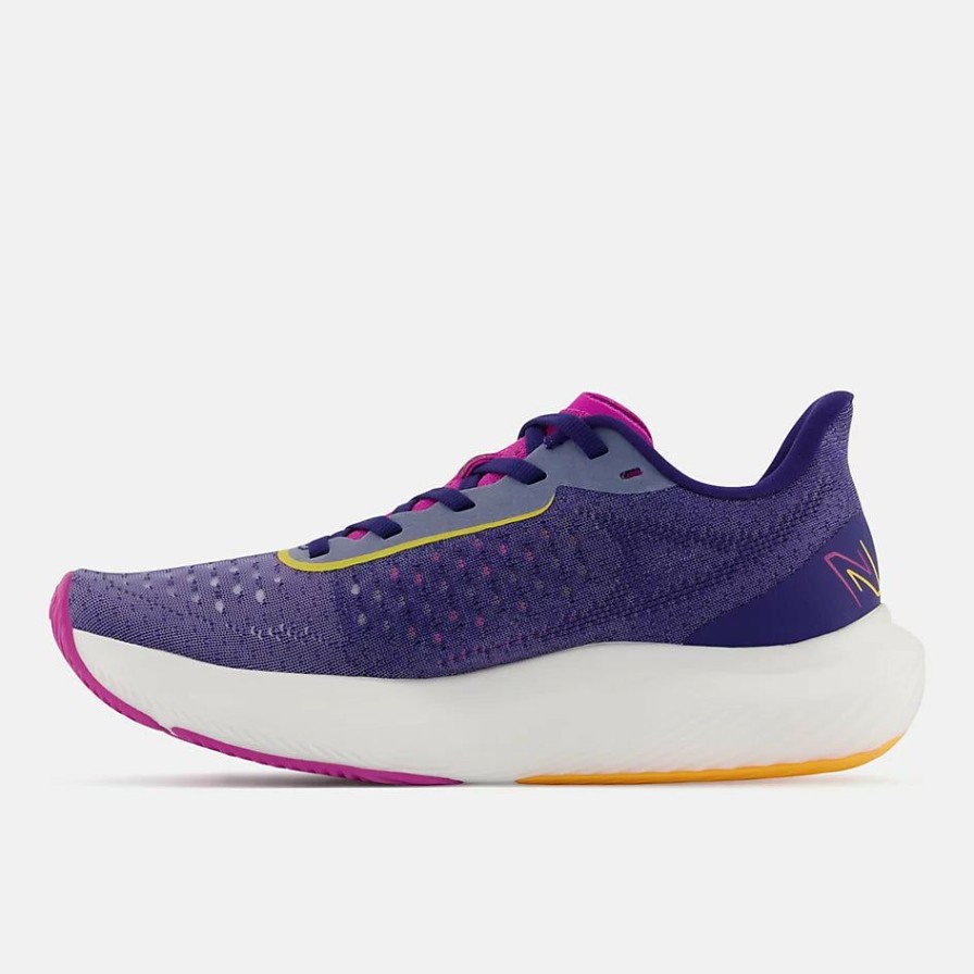 Footwear * | New Balance Women'S Fuelcell Rebel V3 (Mn Blue/Magenta Pop/Vibrant Apricot)