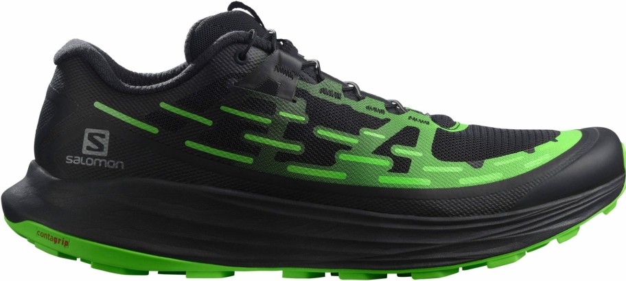 Footwear * | Salomon Men'S Ultra Glide (Black/Green Gecko/Black)