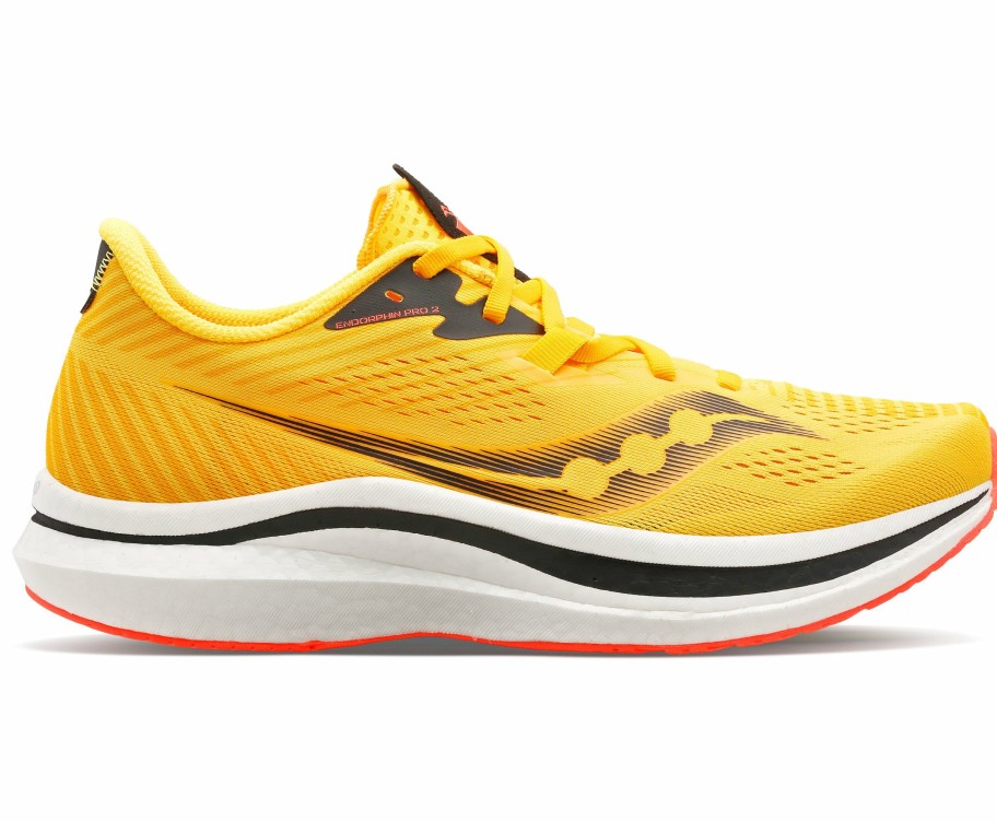 Footwear * | Saucony Men'S Endorphin Pro 2 (16 Vizi Gold/Vizi Red)