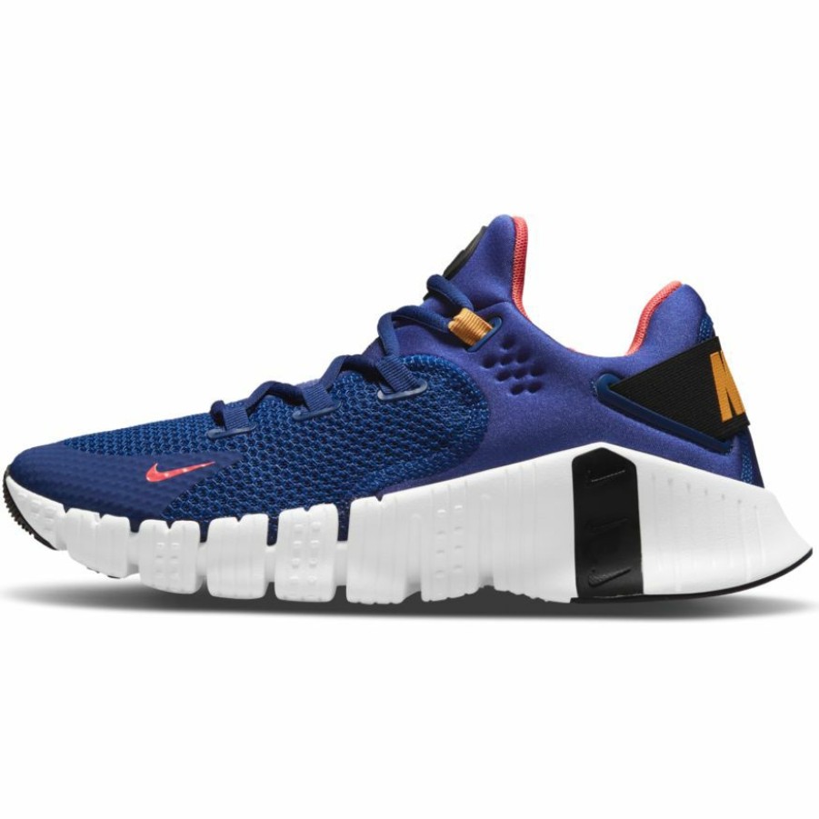 Footwear * | Nike Men'S Free Metcon 4 (448 Deep Royal Blue/Magic Ember/Black/White)