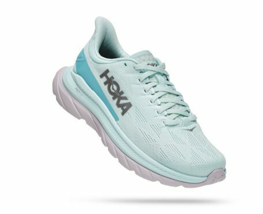 Footwear * | Hoka Women'S Mach 4 (Bgcs Blue Glass/Costal Shade)