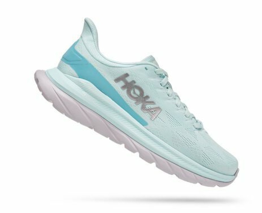 Footwear * | Hoka Women'S Mach 4 (Bgcs Blue Glass/Costal Shade)