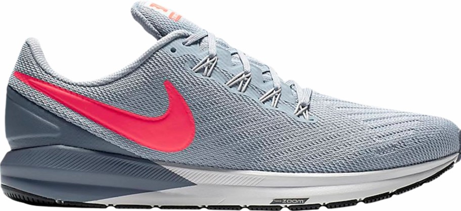 Footwear * | Nike Men'S Zoom Structure 22 (405 Obsidian Mist/Bright Crimson)