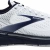 Footwear * | Brooks Men'S Ghost 14 (190 White/Grey/Navy)