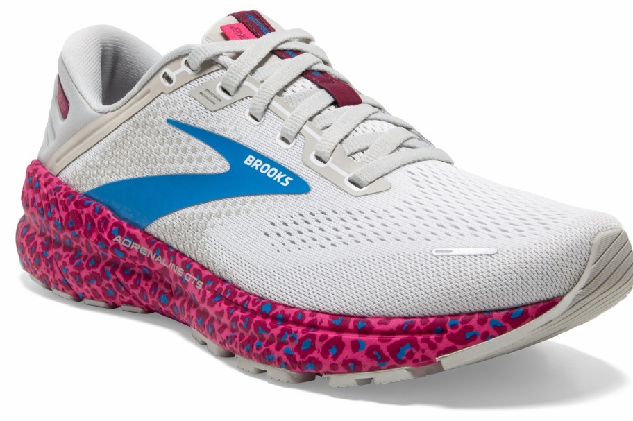 Footwear * | Brooks Women'S Adrenaline Gts 22 (160 White/Oyster/Brilliant)