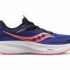 Footwear * | Saucony Men'S Ride 15 (16 Sapphire/Vizi Red)