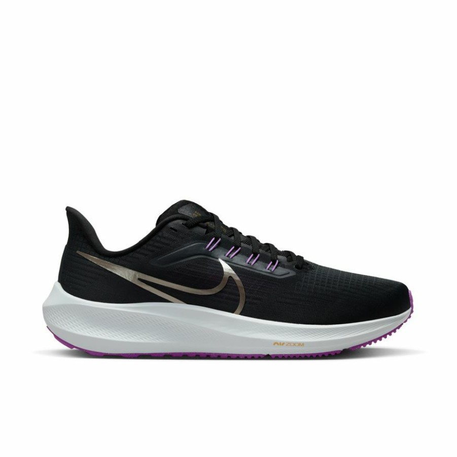 Footwear * | Nike Men'S Air Zoom Pegasus 39 (008 Anthracite/Metallic Pewter/Black/Lilac)