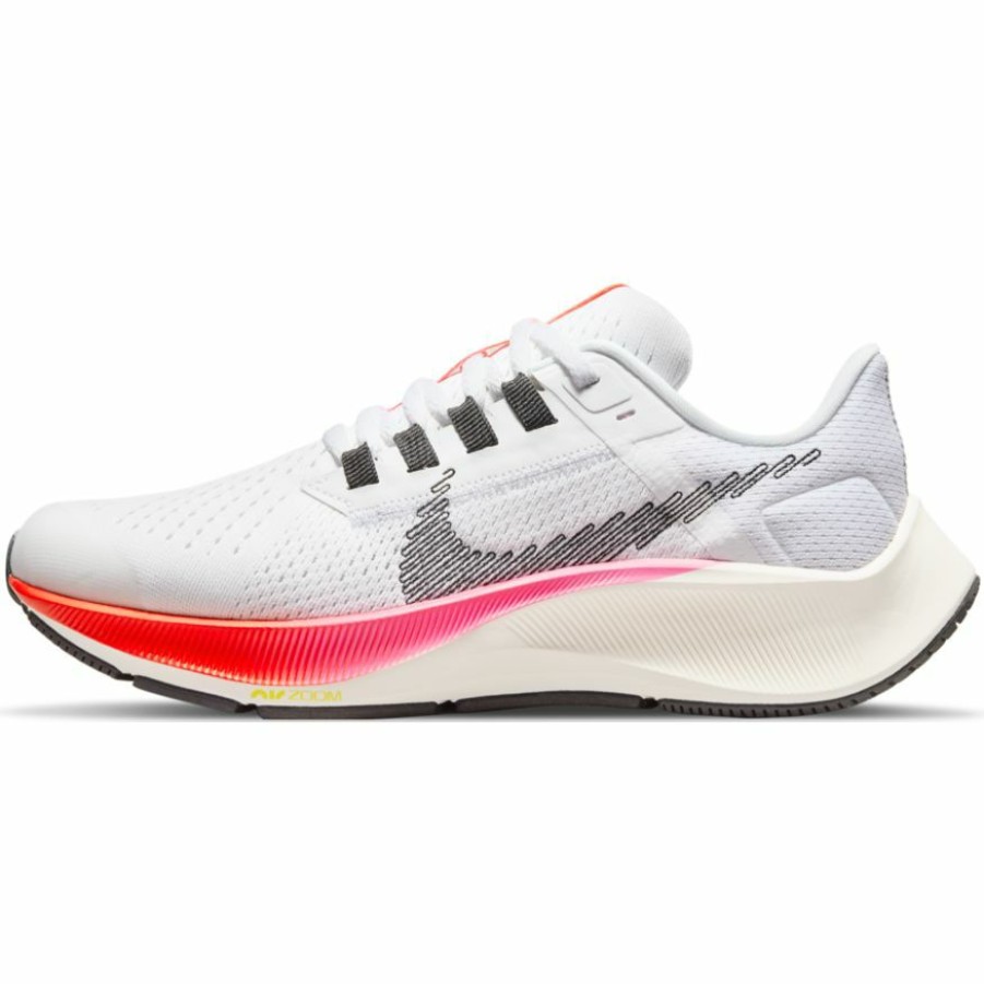 Footwear * | Nike Big Kid'S Zoom Pegasus 38 (100 White/Black/Football Grey/Pink Blast)