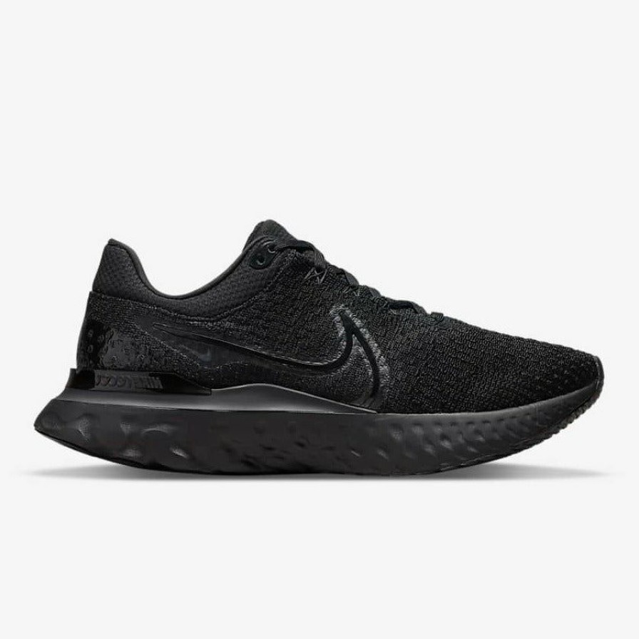 Footwear * | Nike Men'S React Infinity Run Flyknit 3 (005 Black/Black)