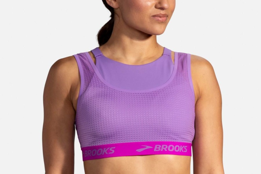 Bras * | Women'S Brooks Drive Mesh Run Bra 300641-551