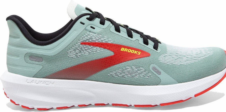 Footwear * | Brooks Women'S Launch 9 (413 Blue Surf/Black/Cherry Tomato)