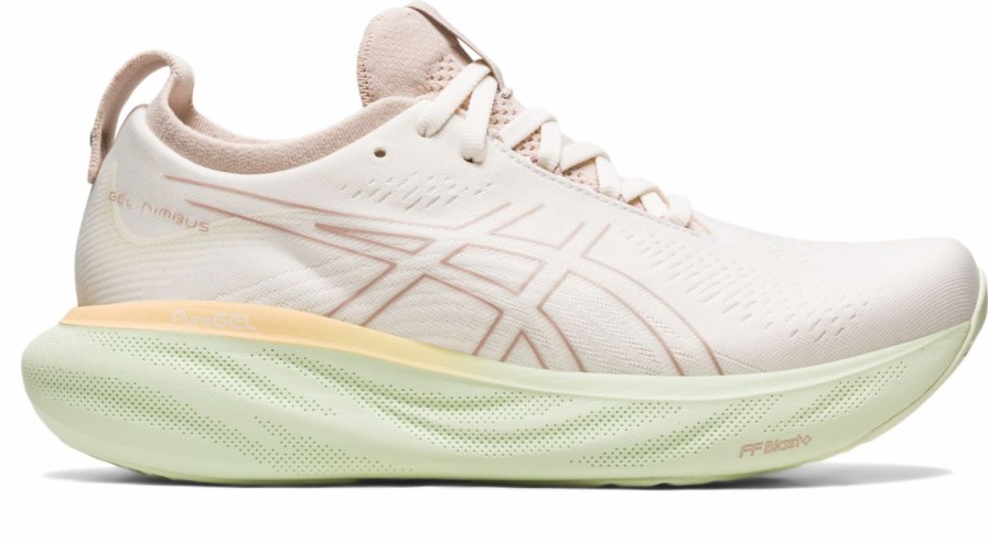 Footwear * | Asics Women'S Gel-Nimbus 25 (100 Cream/Fawn)