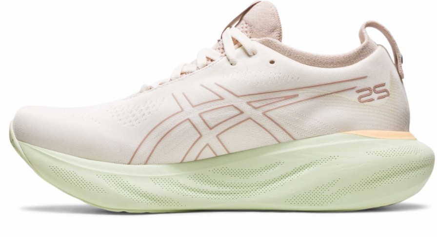 Footwear * | Asics Women'S Gel-Nimbus 25 (100 Cream/Fawn)