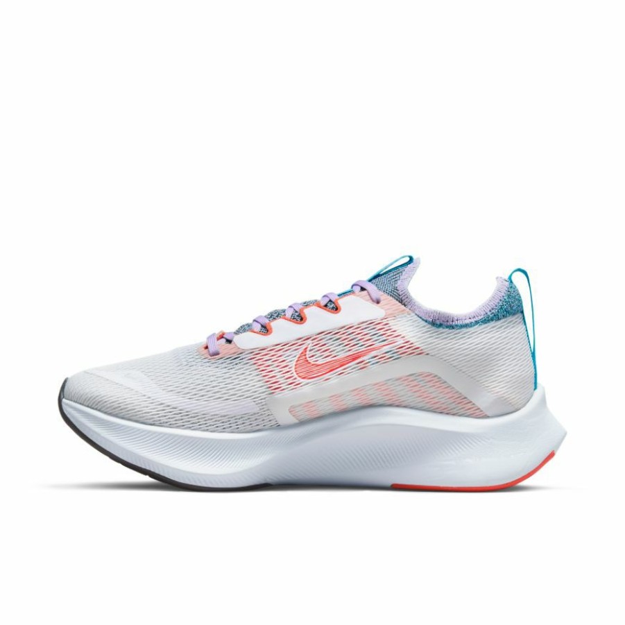 Footwear * | Nike Women'S Zoom Fly 4 (100 -White/Team Orange/Lilac/Laser Blue)