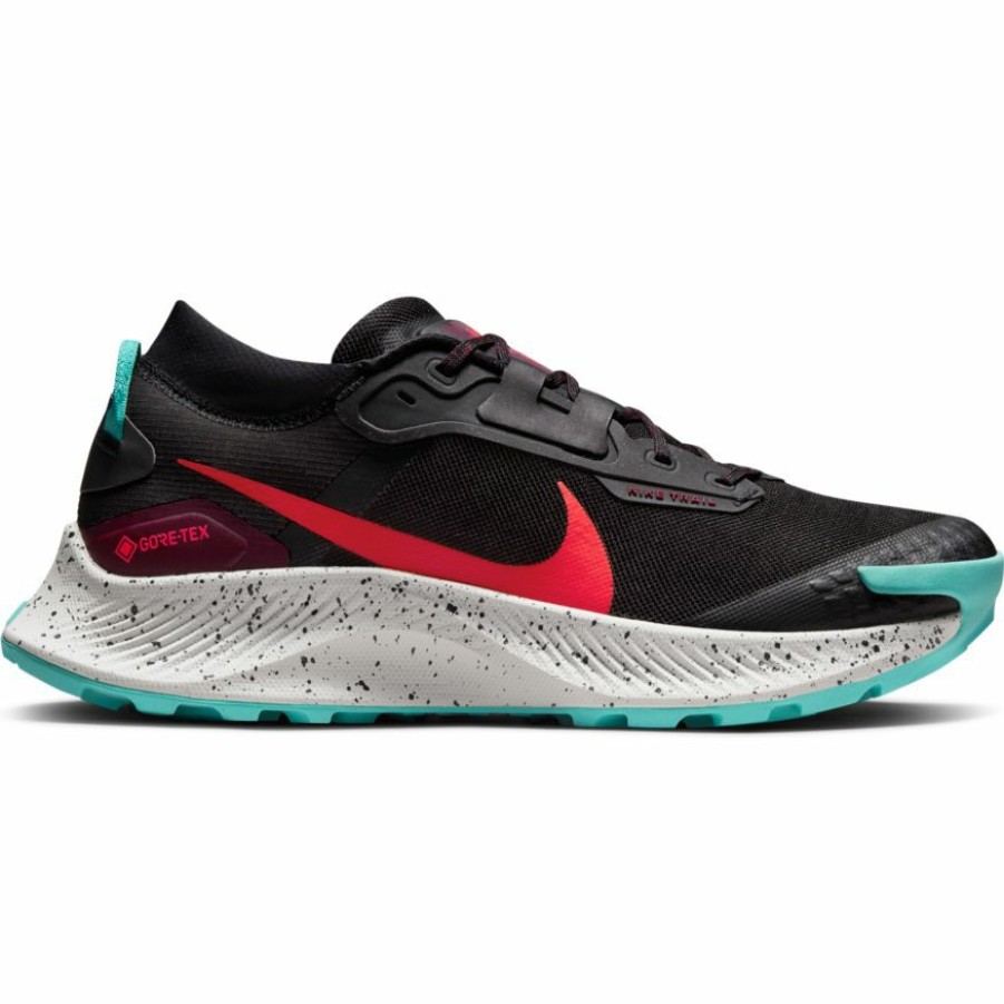 Footwear * | Nike Men'S Pegasus Trail 3 Gore-Tex (002 Black/Bright Crimson/Dark Beetroot)