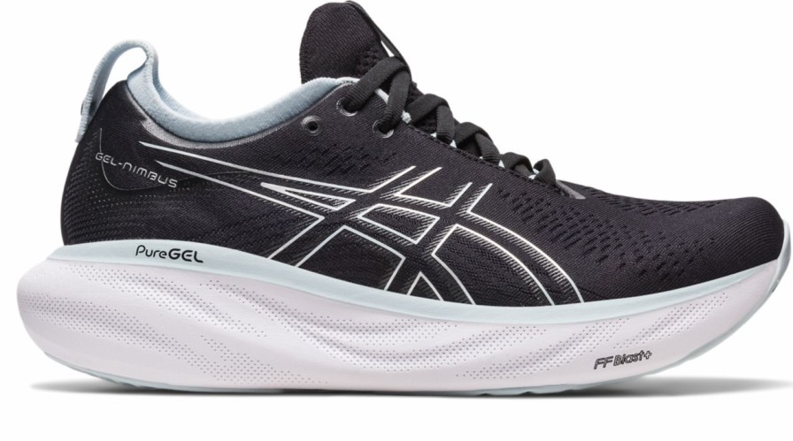 Footwear * | Asics Women'S Gel-Nimbus 25 (003 Black/Reborn Blue)