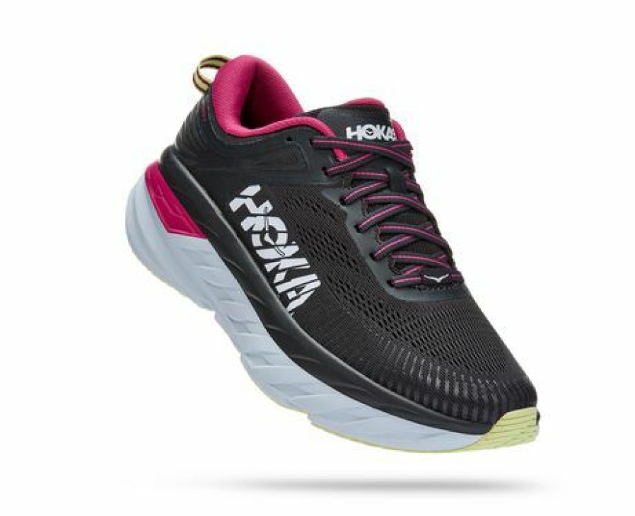 Footwear * | Hoka Women'S Bondi 7 (Bgff Blue Graphite/Festival Fuchsia)