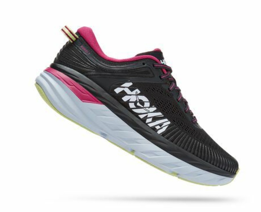 Footwear * | Hoka Women'S Bondi 7 (Bgff Blue Graphite/Festival Fuchsia)