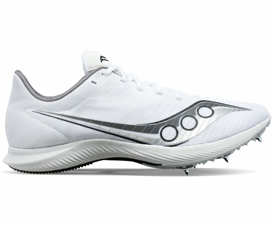 Footwear * | Saucony Women'S Velocity Mp (01 White/Silver)