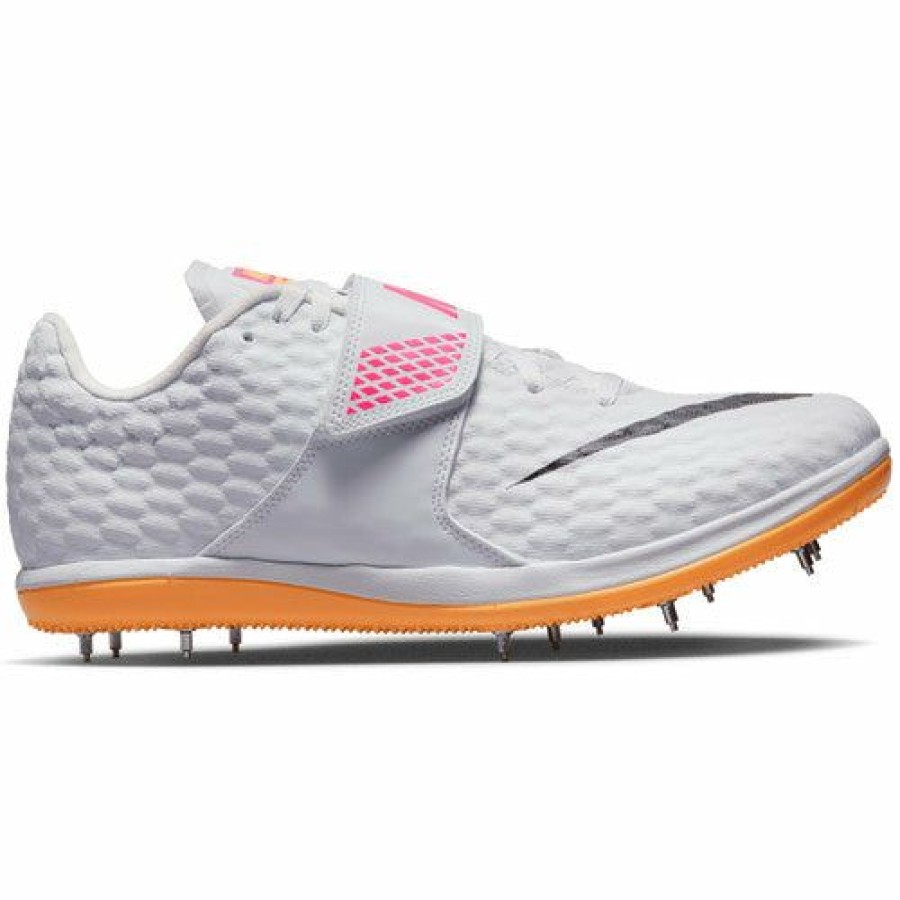 Footwear * | Nike Unisex High Jump Elite (102 White/Black-Hyper Pink)