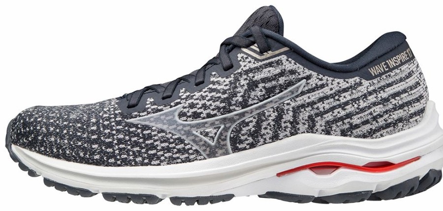 Footwear * | Mizuno Women'S Wave Inspire 17 Waveknit (5366 India Ink-Lilac Hint)