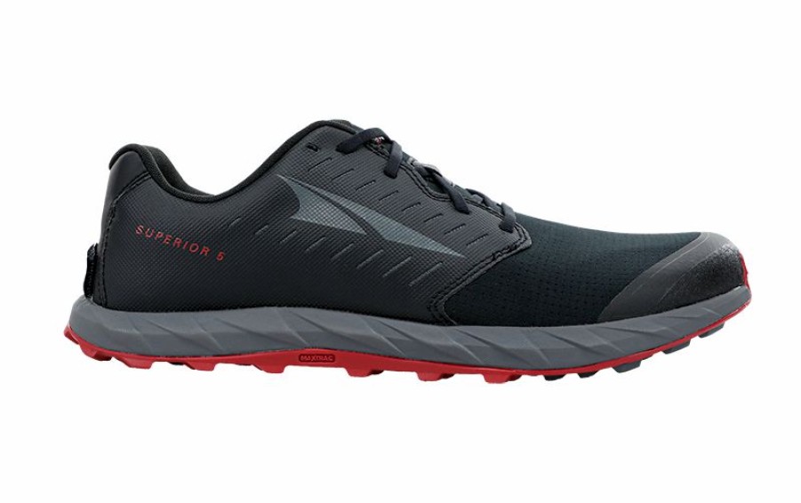 Footwear * | Altra Men'S Superior 5 (061 Black/Red)