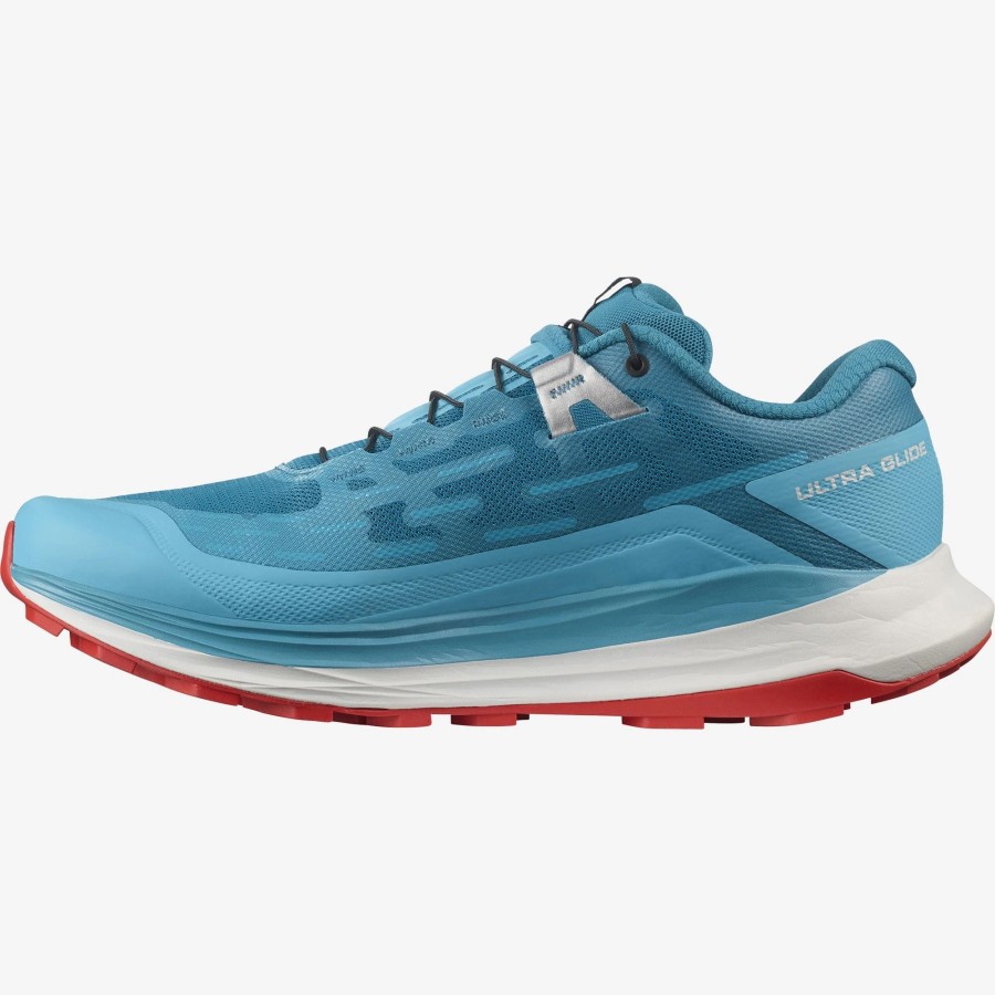 Footwear * | Salomon Men'S Ultra Glide (Crystal Teal / Barrier Reef / Goji Berry)