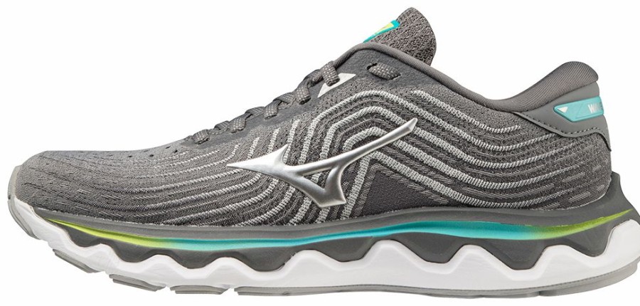 Footwear * | Mizuno Women'S Wave Horizon 6 (Ug73 Ultimate Grey/Silver)