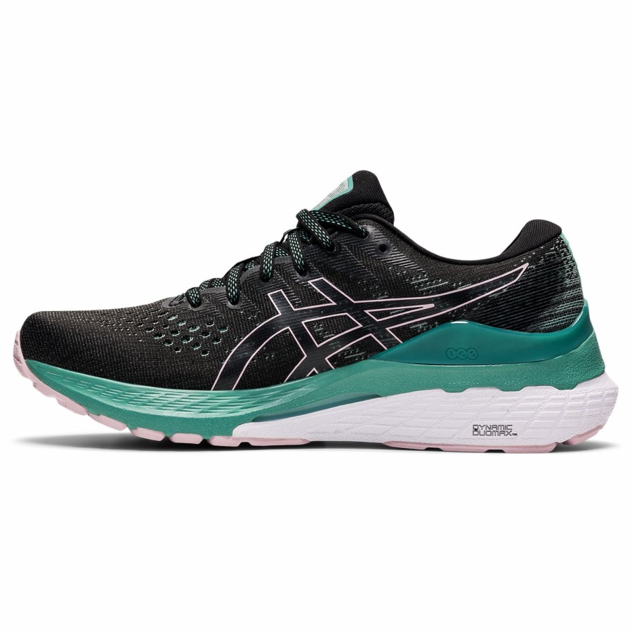 Footwear * | Asics Women'S Gel-Kayano 28 (004 Black/Sage)