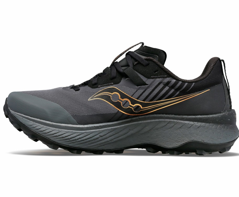 Footwear * | Saucony Men'S Endorphin Edge (10 Black/Goldstruck)