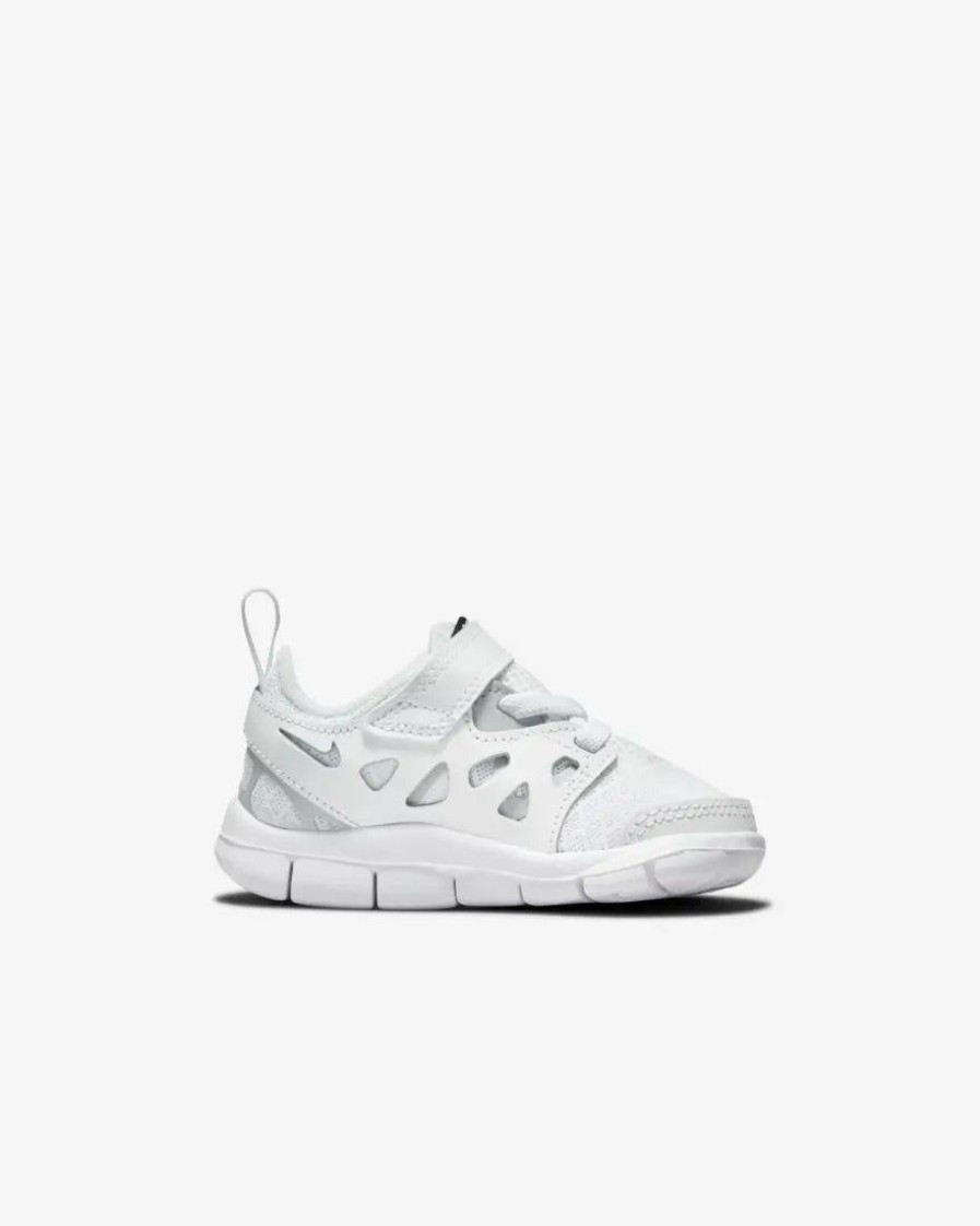 Footwear * | Nike Toddler Free Run 2 (100 White/Black/Wolf Grey)