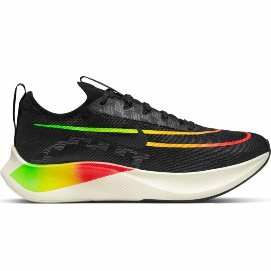 Footwear * | Nike Men'S Zoom Fly 4 (010 Black/Volt/Green Strike/Total Orange)