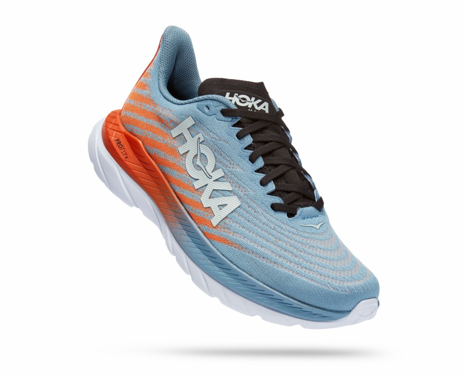 Footwear * | Hoka Men'S Mach 5 (Mspbl Mountain Spring/Puffin'S Bill)