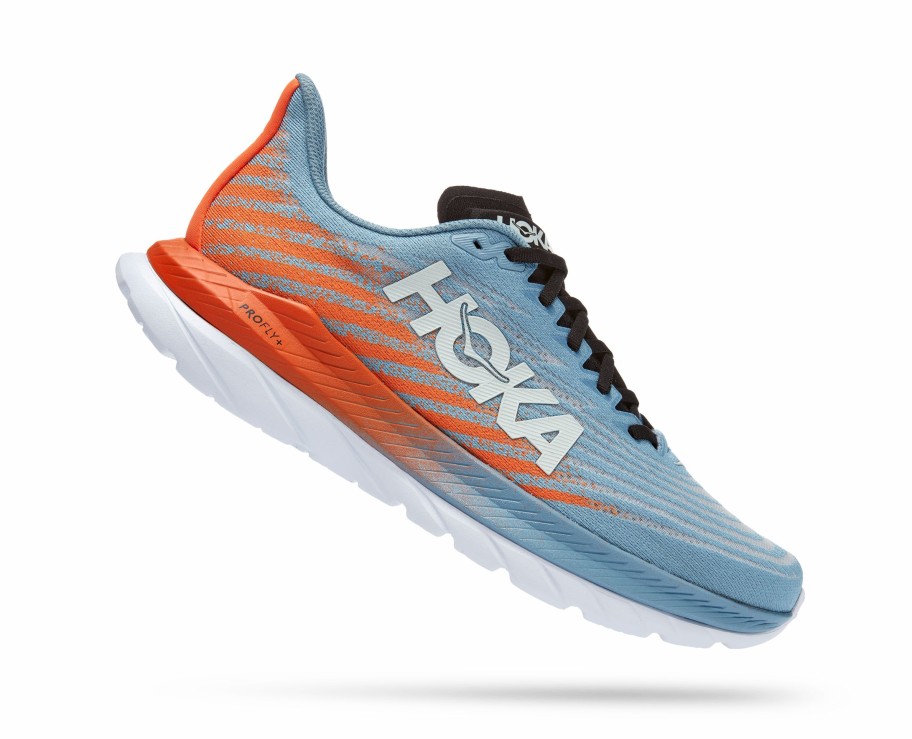 Footwear * | Hoka Men'S Mach 5 (Mspbl Mountain Spring/Puffin'S Bill)