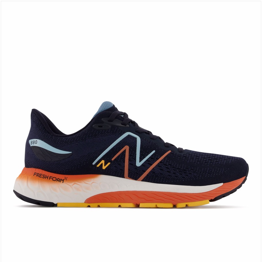 Footwear * | New Balance Men'S Fresh Foam X 880 V12 (M Eclipse/Vibrant Apricot/Bleach Blue)