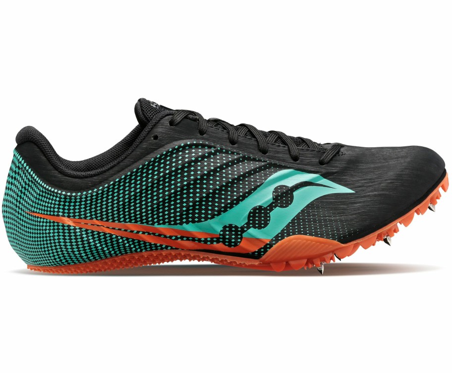 Footwear * | Saucony Women'S Spitfire 5 (26 Black/Cool Mint)