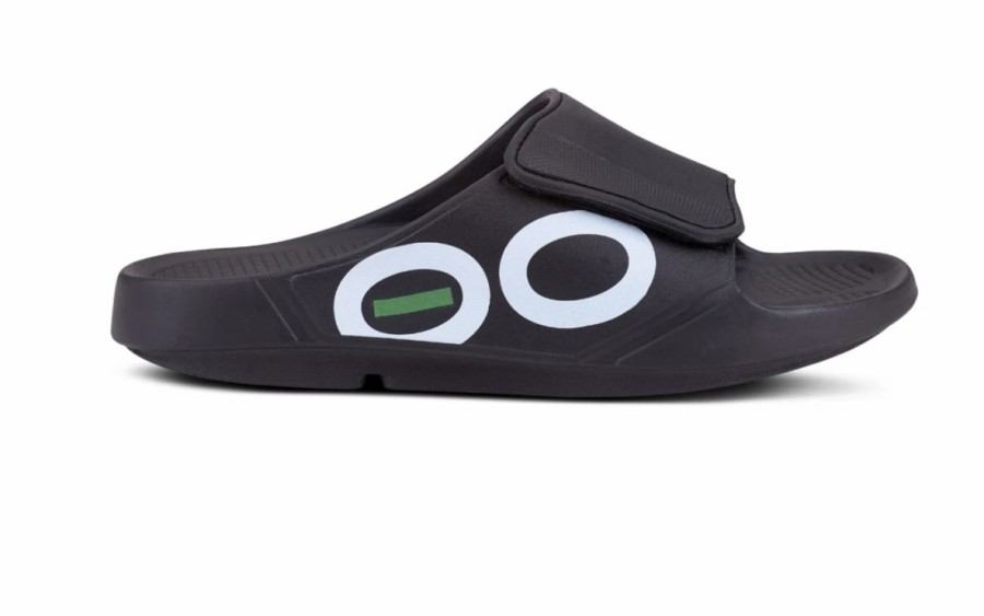 Sandals * | Men'S Oofos Ooahh Sport Flex 1550-Blk