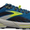 Footwear * | Brooks Men'S Cascadia 16 (469 Mykonos Blue/Peacoat/Lime)