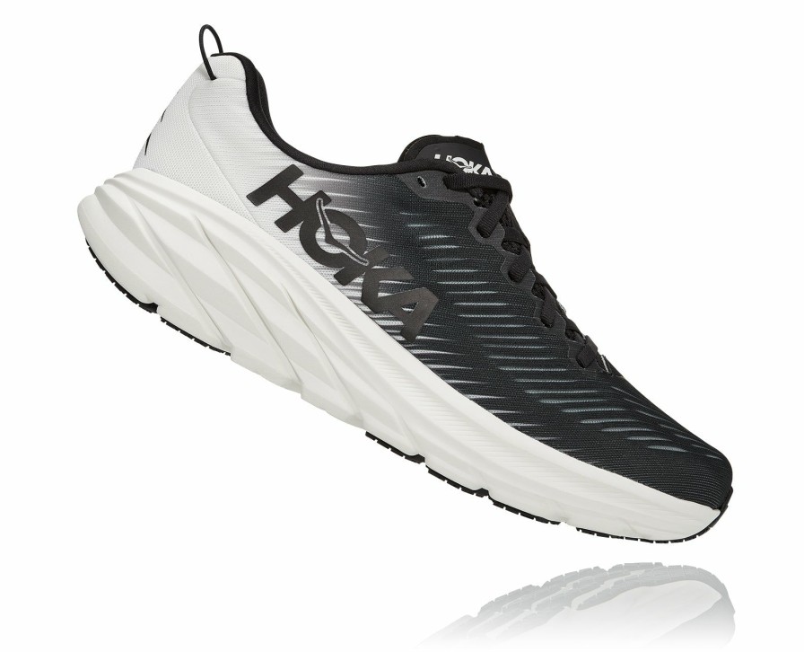 Footwear * | Hoka Men'S Rincon 3 (Bwht Black/White)