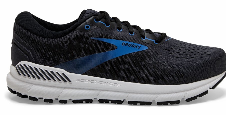 Footwear * | Brooks Men'S Addiction Gts 15 (077 India Ink/Black/Blue)