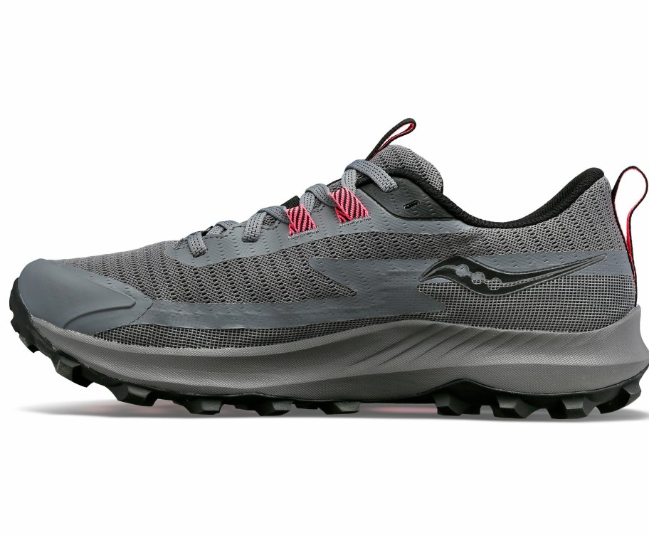 Footwear * | Saucony Women'S Peregrine 13 Gtx (05 Gravel/Black)