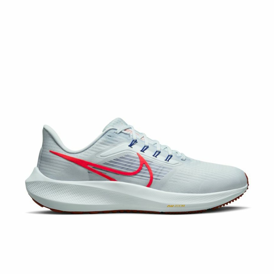 Footwear * | Nike Men'S Air Zoom Pegasus 39 (007 Football Grey/Bright Crimson/Concord)