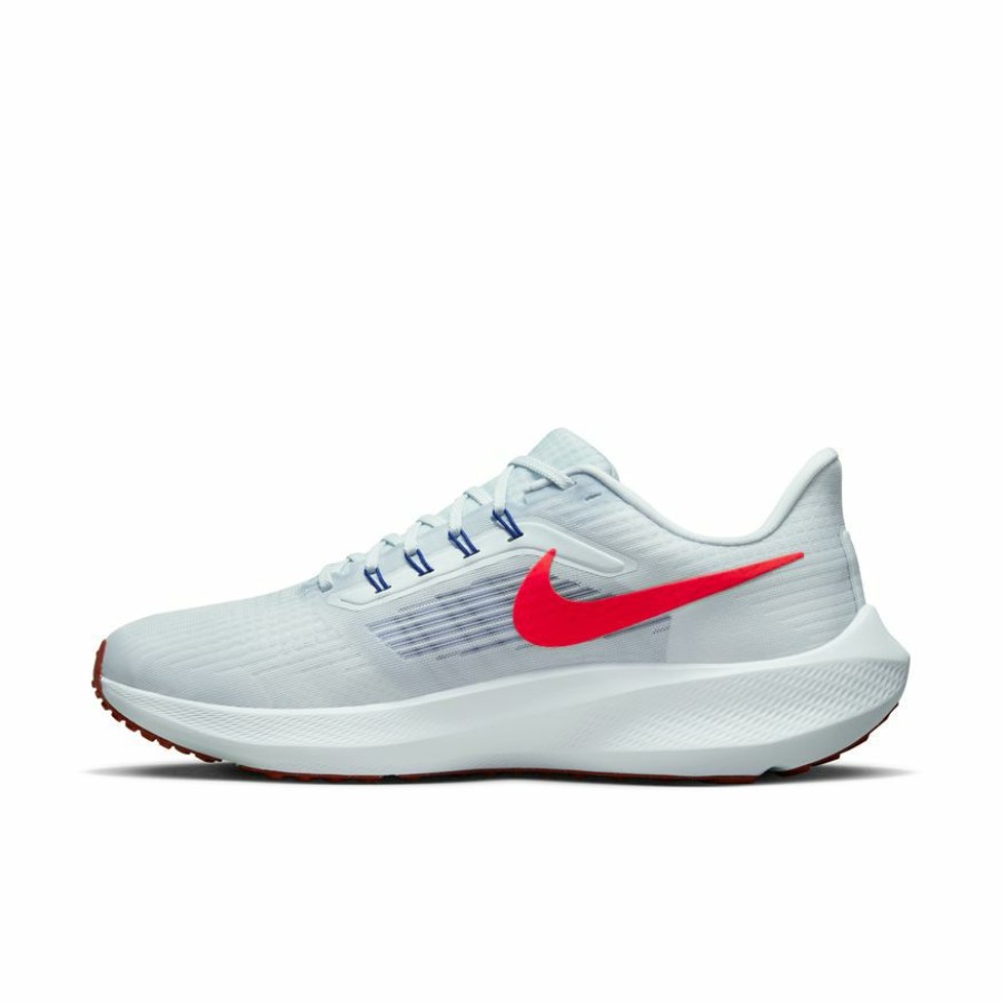 Footwear * | Nike Men'S Air Zoom Pegasus 39 (007 Football Grey/Bright Crimson/Concord)