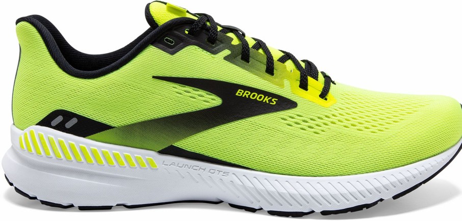 Footwear * | Brooks Men'S Launch Gts 8 (774 Nightlife/Black/White)