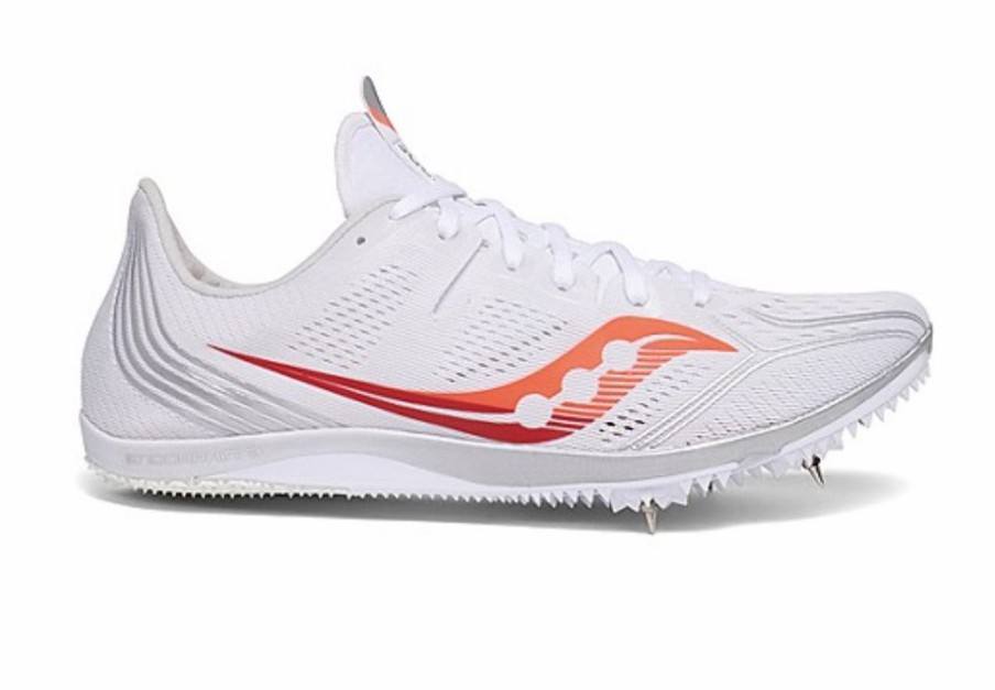 Footwear * | Saucony Women'S Endorphin 3 (1 -White/Vizi Red)