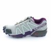 Footwear * | Salomon Women'S Speedcross 4 (Quarry Acai/Fair Aqua)