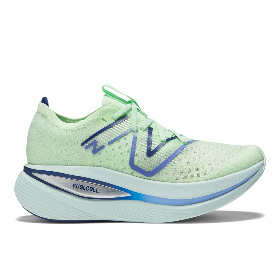 Footwear * | New Balance Women'S Fuelcell Supercomp Trainer (Lm Vibrant Spring Glo/Light Surf/Vibrant Violet)