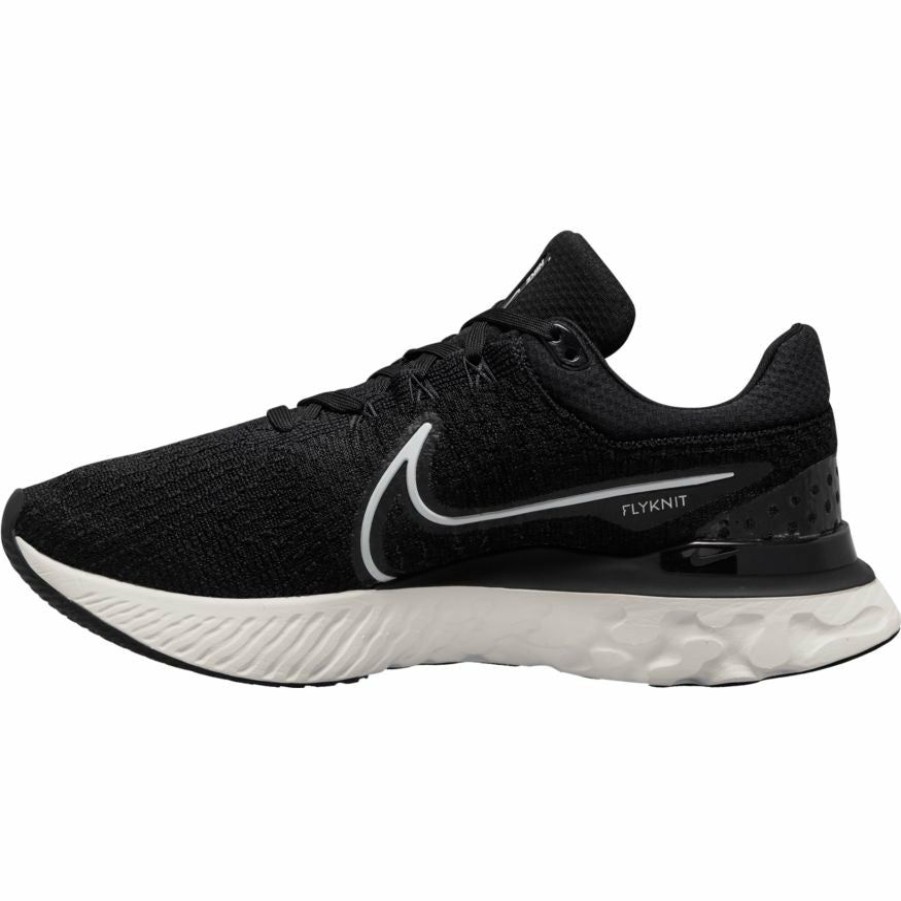 Footwear * | Nike Men'S React Infinity Run Flyknit 3 (001 Black/White)